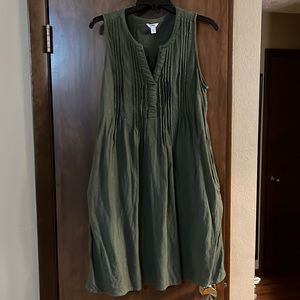 Olive green dress